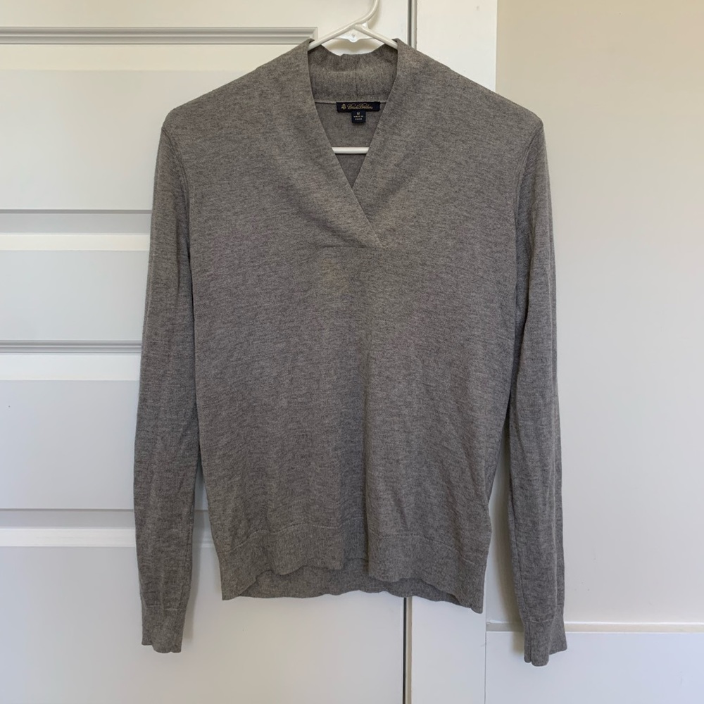 BROOKS BROTHERS Silk and Cashmere Sweater - Size Medium